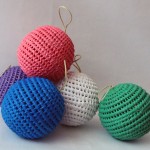 Boules de Noël artisanales - lot de 2